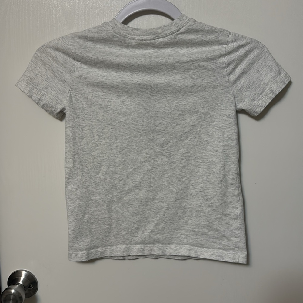OshKosh B'gosh Gray and Blue Kids Henley Shirt Size 7 - Picture 2 of 5